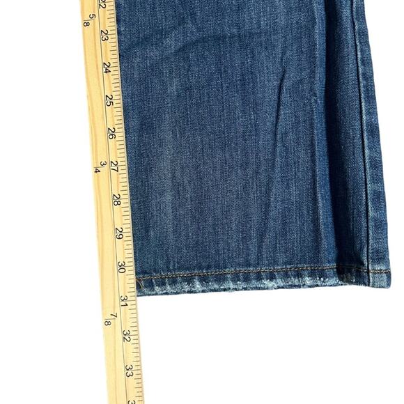 American Eagle Women Favorite Boyfriend Fit Size 6 Distressed Medium Wash Denim - Picture 5 of 12